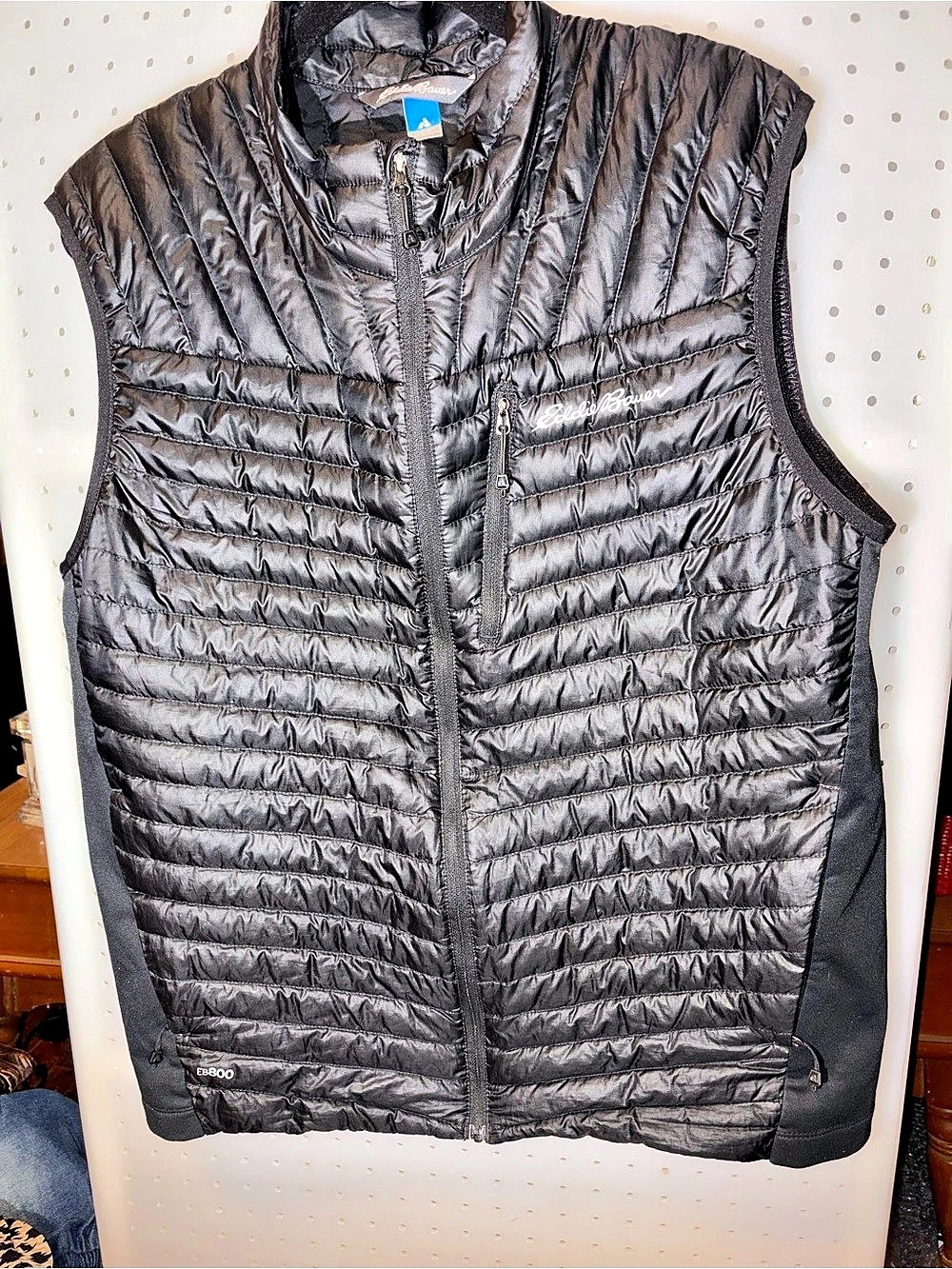 Eddie Bauer Men's MicroTherm 2.0 Down Vest EB800 Black Large